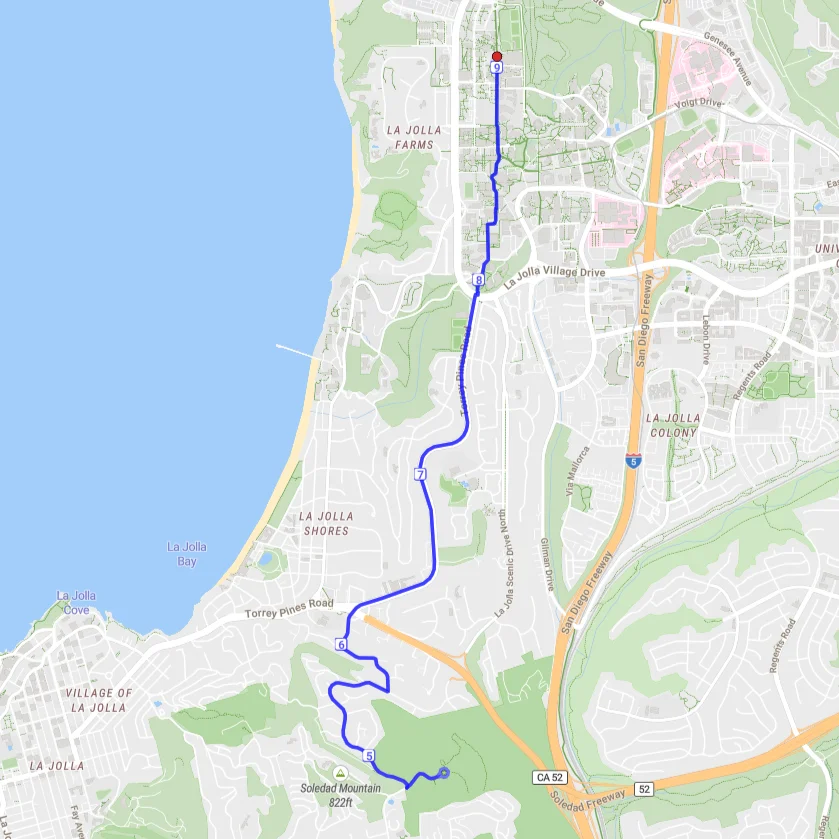 Mount Soledad Map
